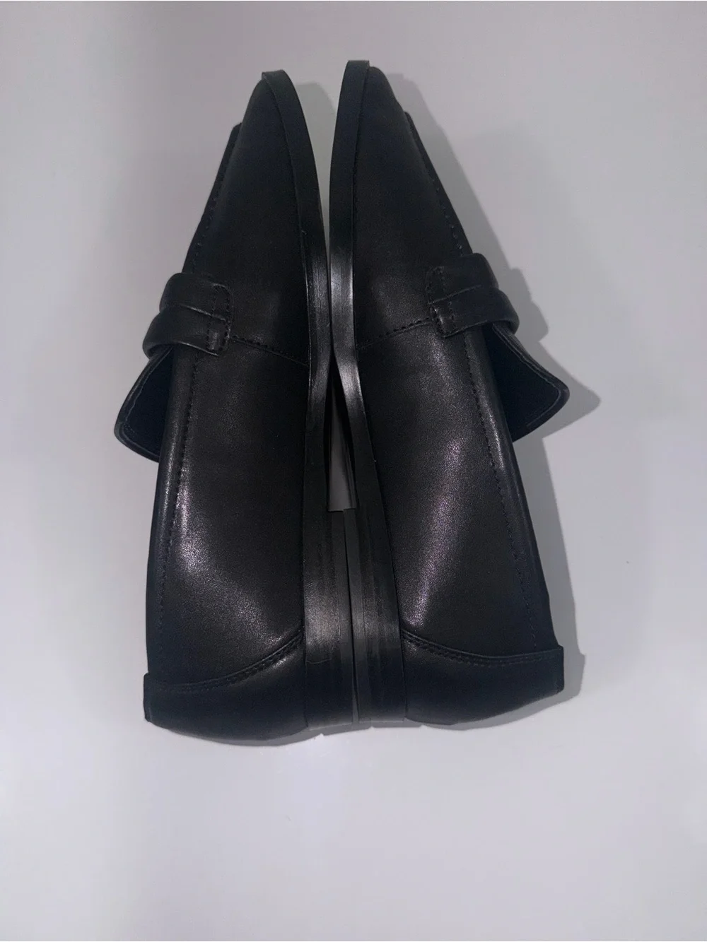 Mango Black Square Toe Penny Loafers EU 39 US 8.5 Worn Once EUC